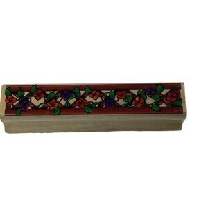 Sky Kids Mounted Rubber Stamp Lattice Floral NEW NO INK